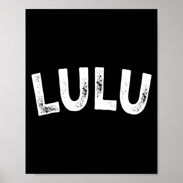 Lulu  poster (Framsidan)