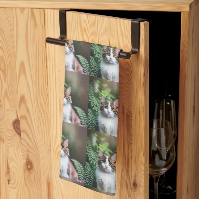 Lulu Ragdoll-katt, Dish Towel Kökshandduk (Thirds Fold)