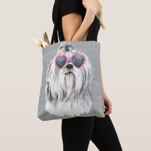 Lulu the Lhasa Tygkasse (Närbild)