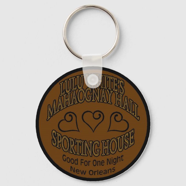 Lulu Whites House New Orleans Keychain Nyckelring (Framsida)
