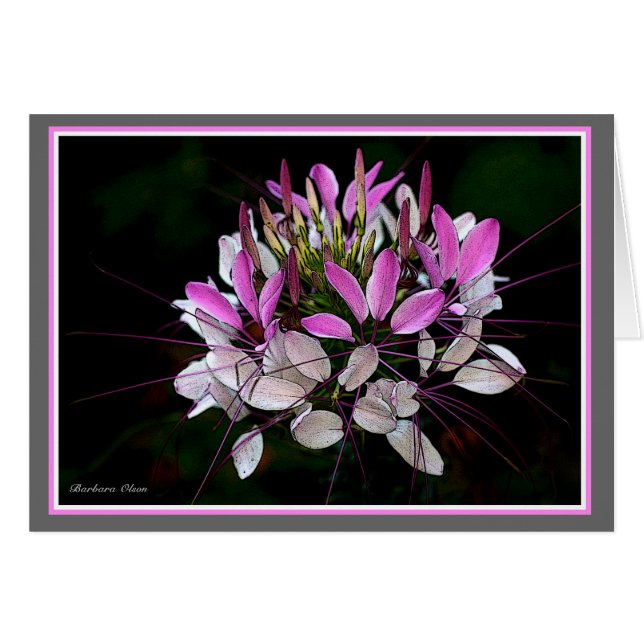 Lulus trädgård hälsningskort (Framsidan Horizontal)