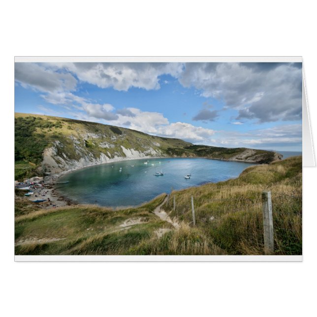 Lulworth Cove Hälsningskort (Framsidan Horizontal)