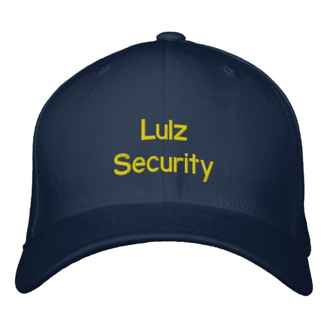 Lulz Security Hat Broderad Keps (Framsida)