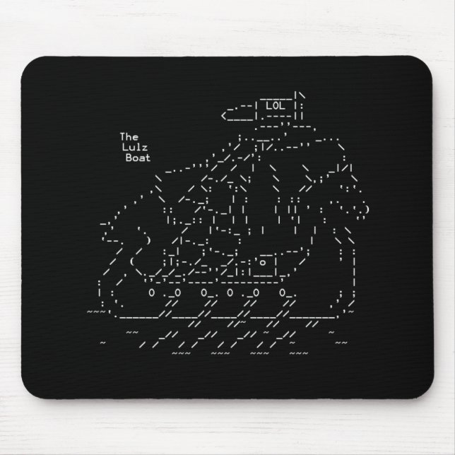 Lulzboat Lulz säkerhet Mousepad Musmatta (Framsidan)