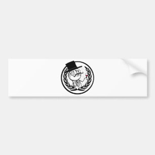 LulzSec anonym logotyp Bildekal