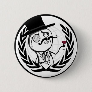 LulzSec anonym logotyp Knapp
