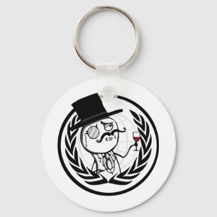 LulzSec anonym logotyp Nyckelring
