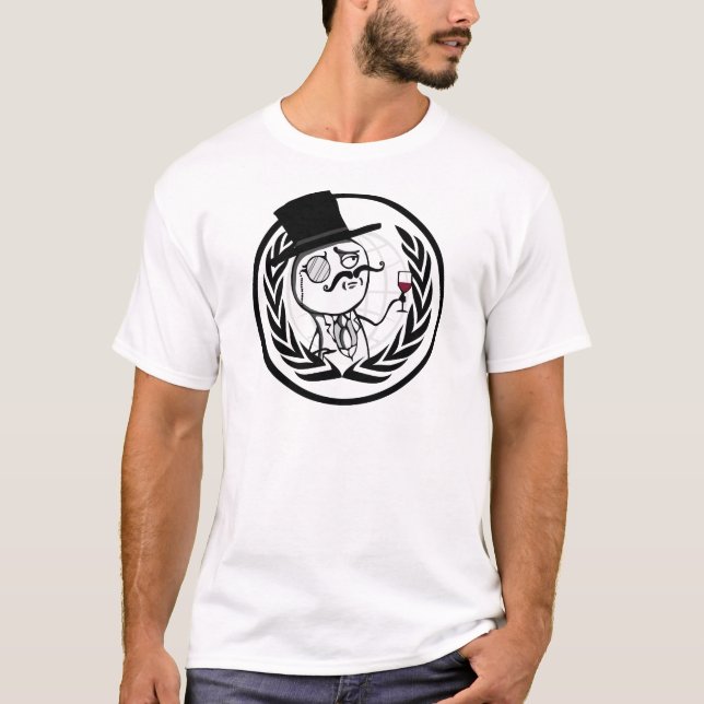 LulzSec anonym logotyp T-shirt (Framsida)