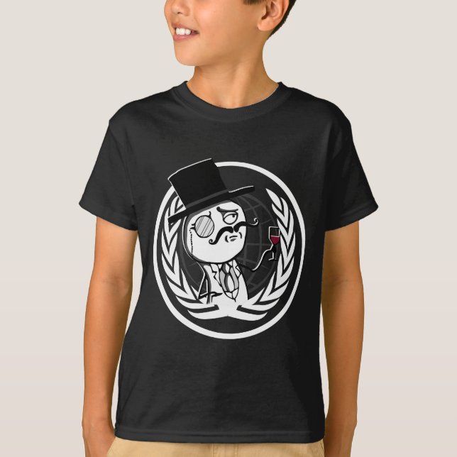 LulzSec anonym logotyp Tee (Framsida)