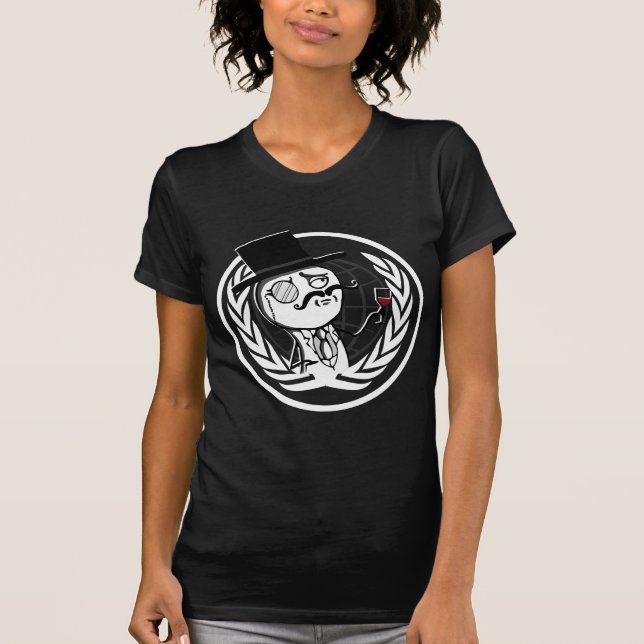 LulzSec anonym logotyp Tee (Framsida)