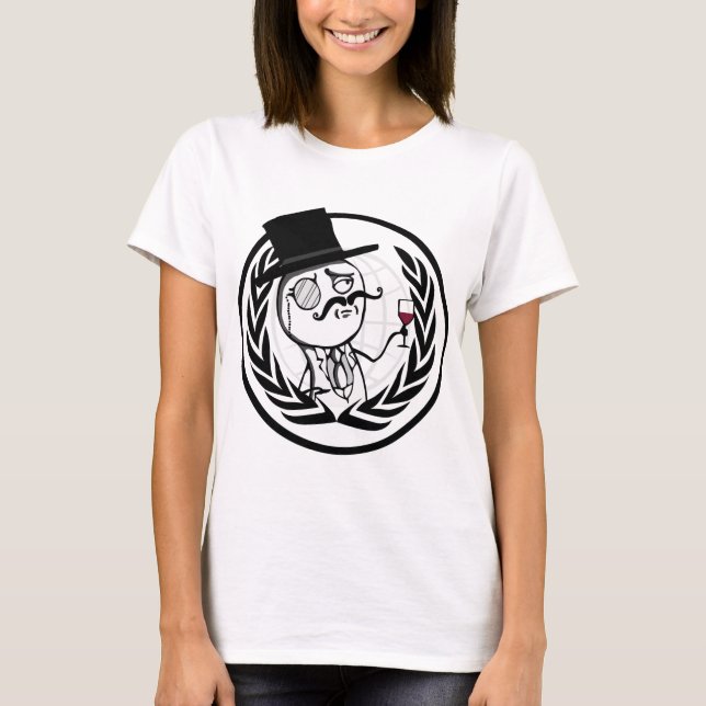LulzSec anonym logotyp Tee Shirt (Framsida)