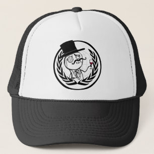 LulzSec anonym logotyp Truckerkeps