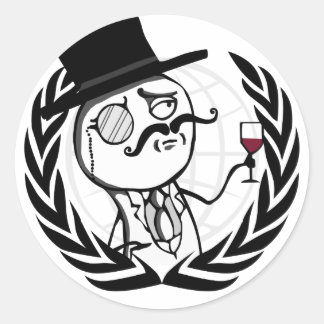 Lulzsec Reborn Runt Klistermärke