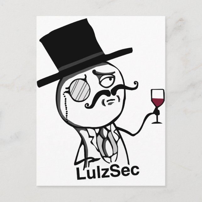 LulzSec Vykort (Framsida)