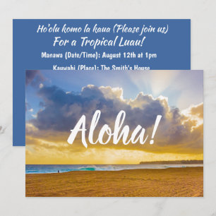 Lumahai Beach, Kauai, Hawaii Inbjudningar
