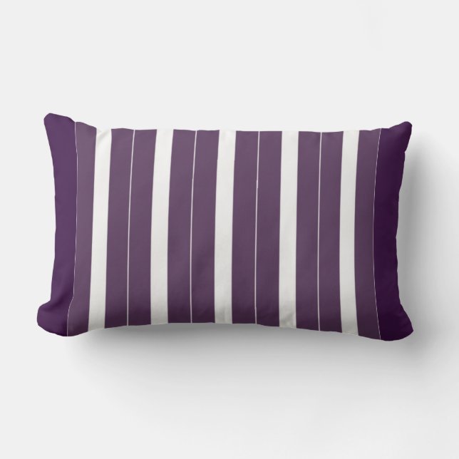 Lumbalens reversibla fyllning av plum Rand Lumbarkudde (Framsida)