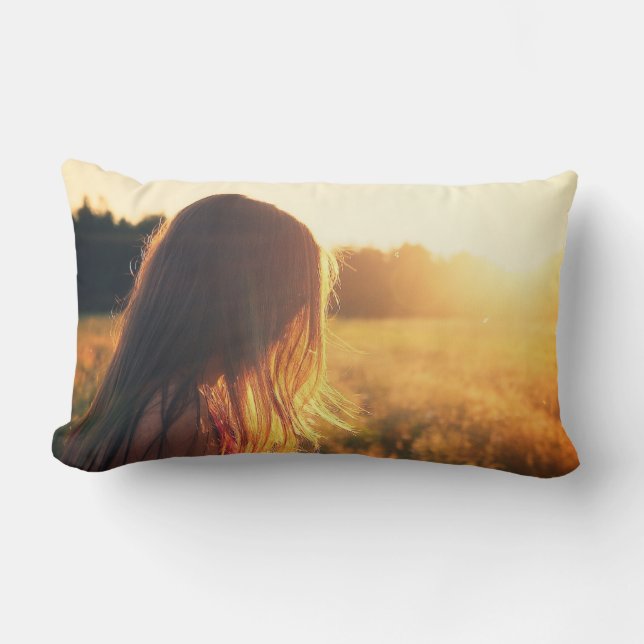 Lumbalfyllning 13 tum x 21 tum lumbarkudde (Framsida)