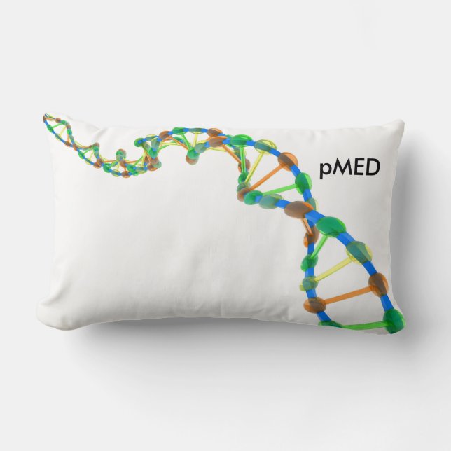 Lumbalpårlägg med DNA-design Lumbarkudde (Framsida)