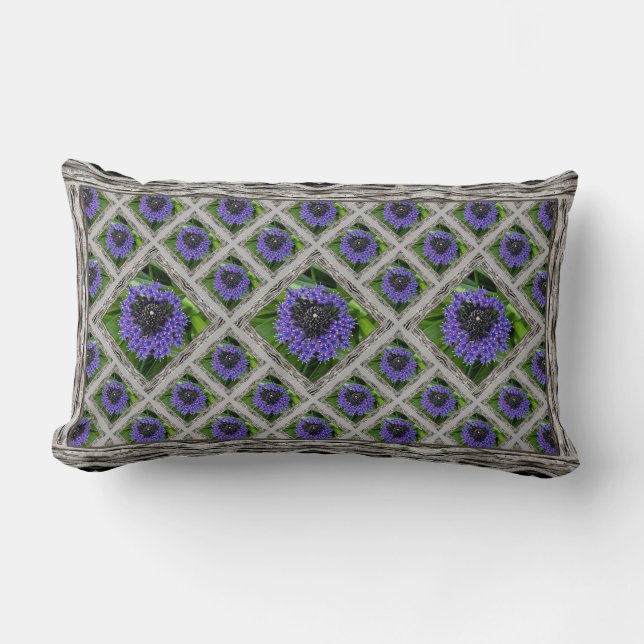 Lumbar Dekorativ kudde med Blue Scilla (Framsida)