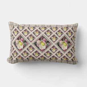 Lumbar Dekorativ kudde med Loely Rosa Hellebores