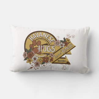 Lumbar Pillow, Blommigt, Gift for Havanese Hund äl Lumbarkudde