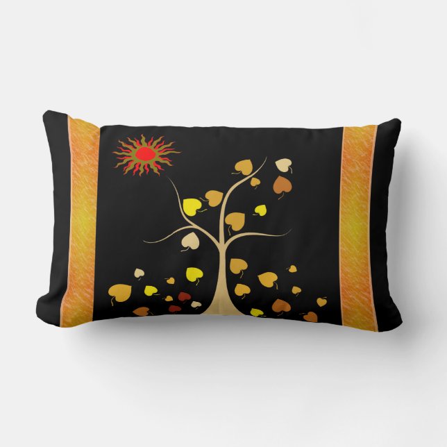 Lumbar Pillow kärlek Träd Lumbarkudde (Framsida)