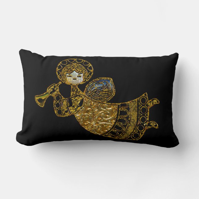 Lumbaränglar är överallt denna säsong lumbarkudde (Framsida)