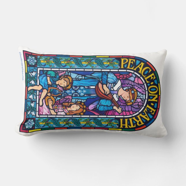 Lumbarkudden fastkedjad glasfred på jorden lumbarkudde (Framsida)