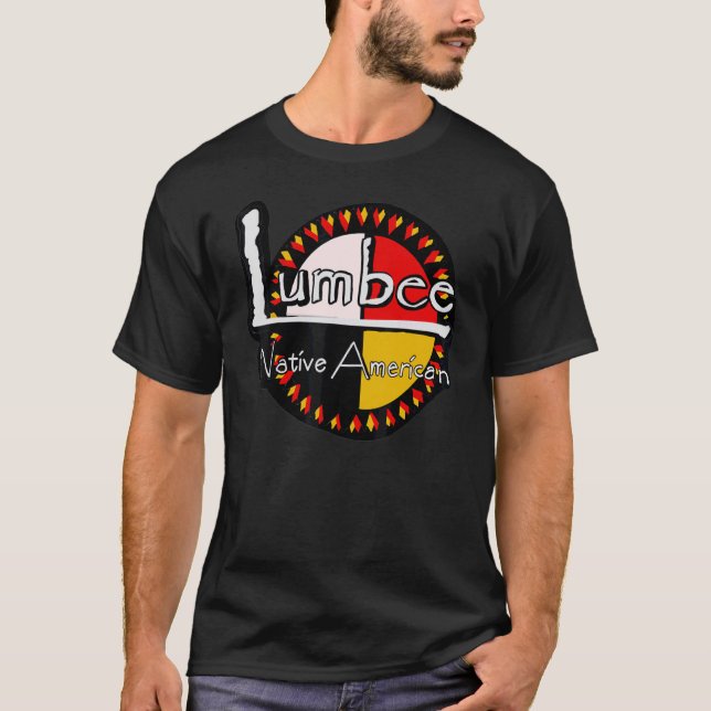 Lumbee Native American T Shirt (Framsida)