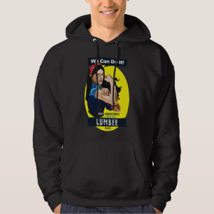 Lumbee Native Indian Woman Aldrig underst Hoodie