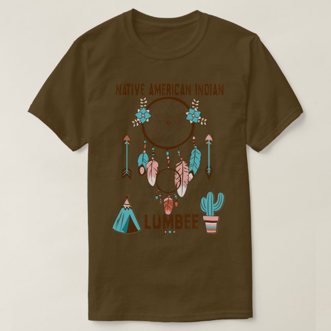 Lumbee Pride Native American Proud T Shirt (Design framsida)