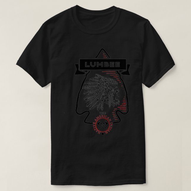 Lumbee Tribe Native American Indian Proud Retro Ar T Shirt (Design framsida)