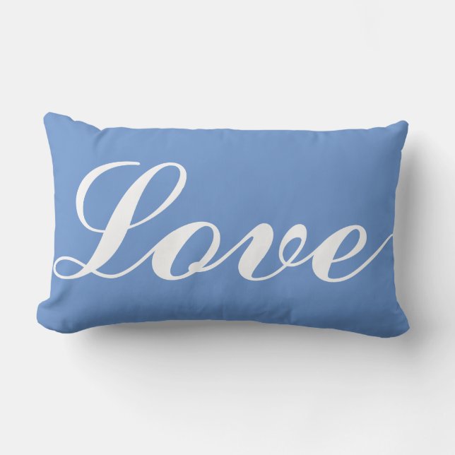 Lumber Cushion - Kärlek (Cornblomma Blue) Lumbarkudde (Framsida)