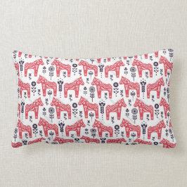 Lumber Cushion - Svenska Dala Horse Design Lumbarkudde