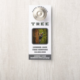 *~* Lumber Jack Träd Services QR-dörr