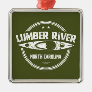 Lumber River, North Carolina Julgransprydnad Metall