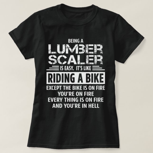 Lumber Scaler T Shirt (Design framsida)