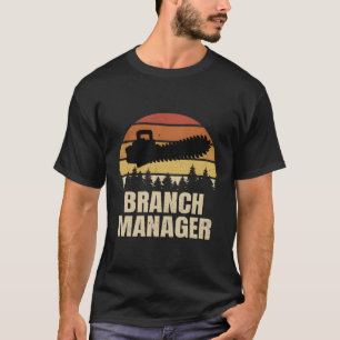 Lumberjack Arborist Logger Träd Cutter Gren Ager T Shirt