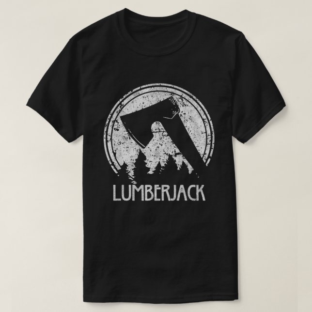 Lumberjack Ax T Shirt (Design framsida)