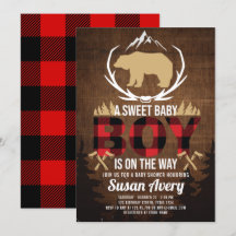 Lumberjack Baby Shower Wood Play