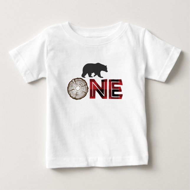 Lumberjack Birthday ONE Shirt - Björn T Shirt (Framsida)
