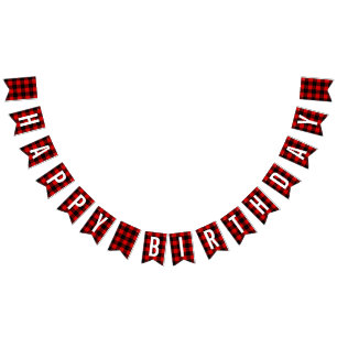 Lumberjack Birthday Play Vimplar