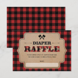 Lumberjack Buffalo Play Boy Diaper Raffle Biljett Tilläggskort