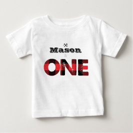 Lumberjack Flkanaler Boys First Birthday Shirt Tee