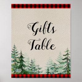 Lumberjack Gifts Bord-tecken Poster