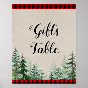Lumberjack Gifts Bord-tecken Poster