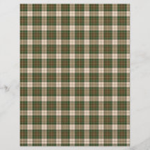Lumberjack Grönt Brown Beige Craft Papper