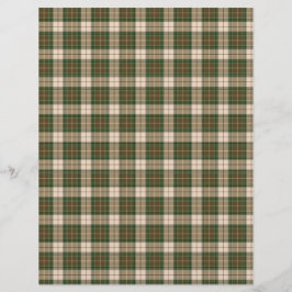 Lumberjack Grönt Brown Beige Craft Papper