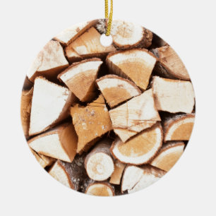 Lumberjack Julgransprydnad Keramik