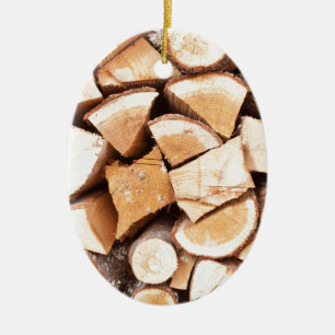 Lumberjack Julgransprydnad Keramik